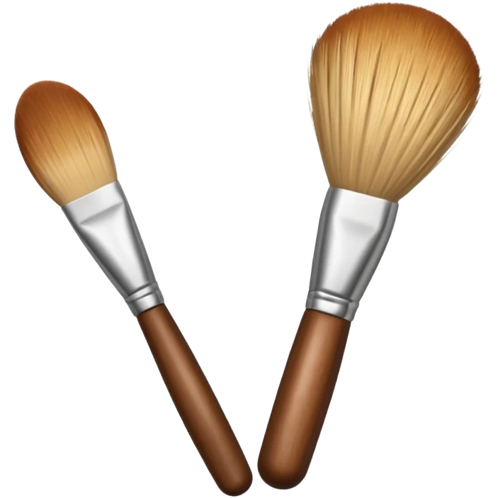 one makeup brush emoji