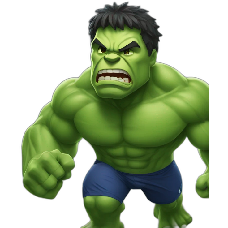 hulk qui joue au foot emoji