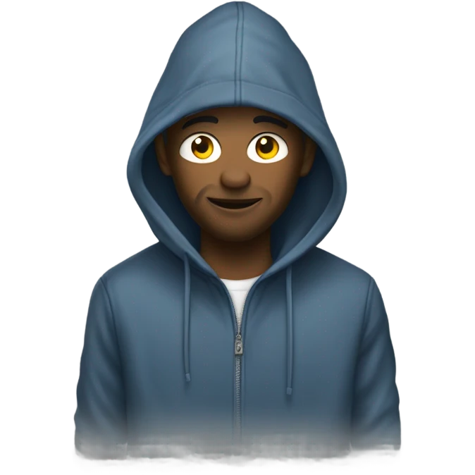 Rappeur cagouler emoji