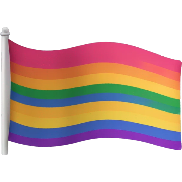 Lesbian pride flag emoji