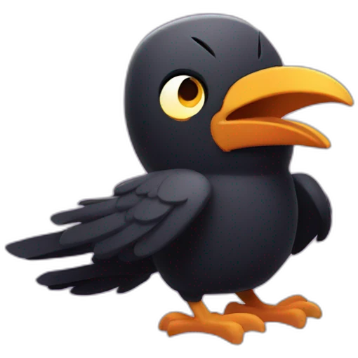 Crow in brawl stars emoji