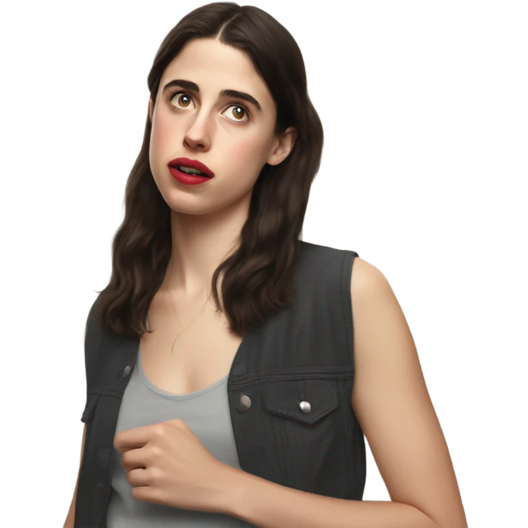 Margaret Qualley substance actress emoji