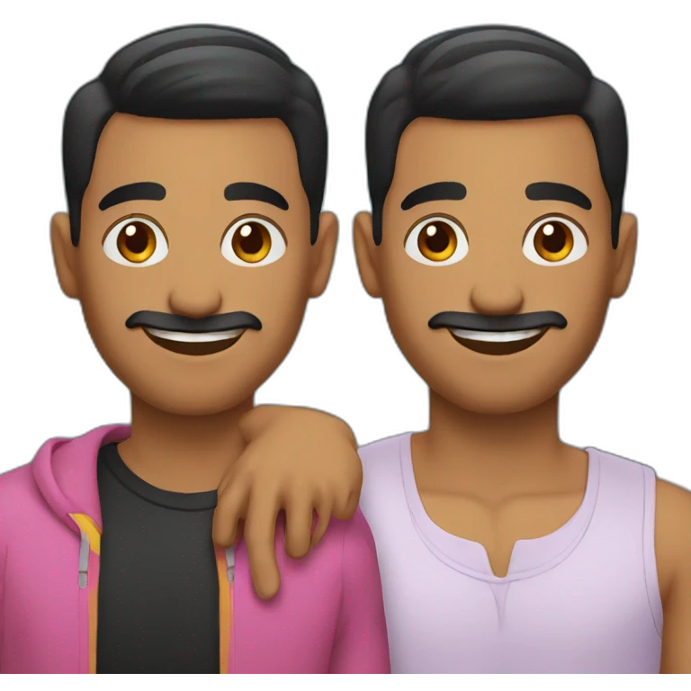 Latin gay couple emoji