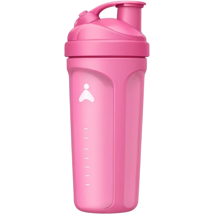 pink protein shaker bottle emoji