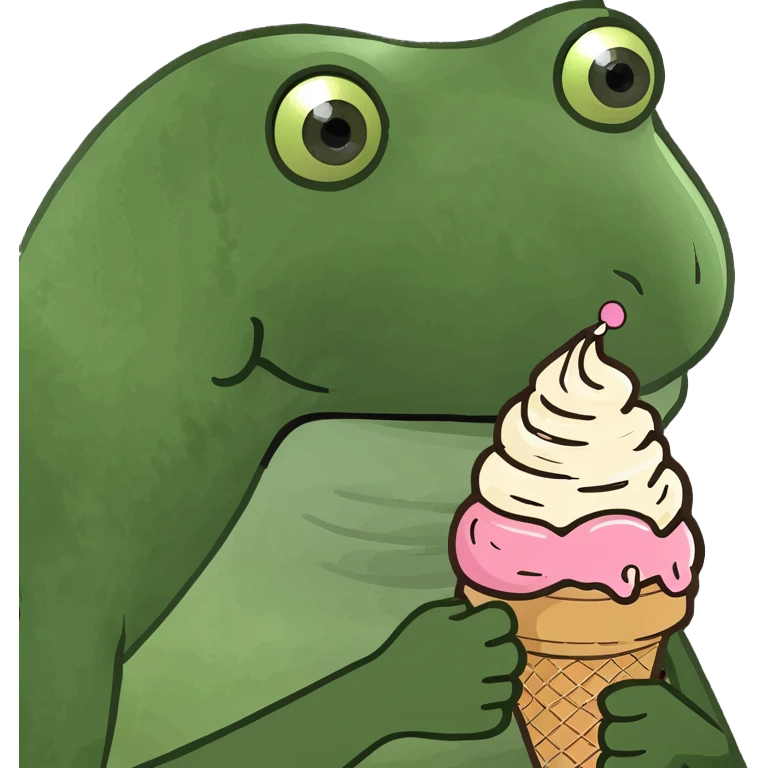 Ice cream Pink emoji