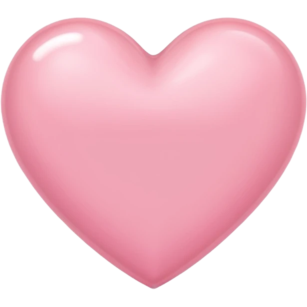 light pink heart emoji