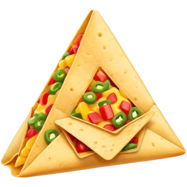 snack nacho, packaging emoji