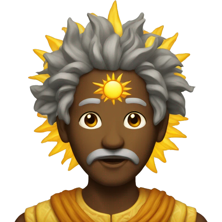 god of sun emoji