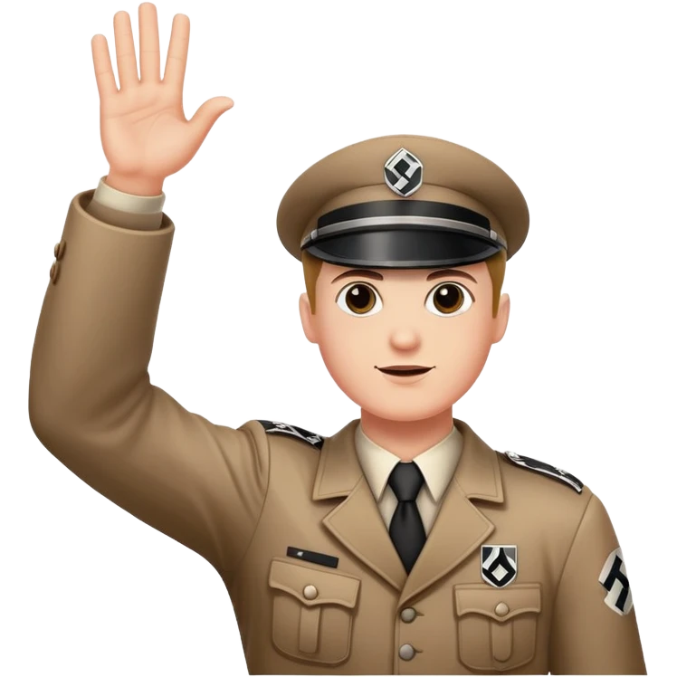Nazi salute emoji