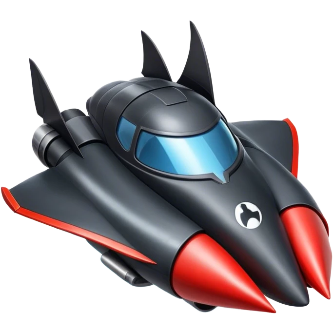 BATMOBIILE IN ROCKET !!! emoji