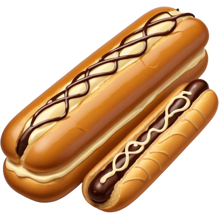 Éclair au café emoji