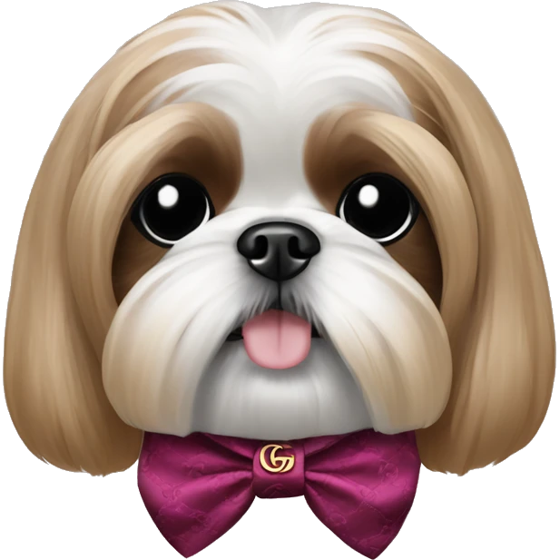 shih tzu in gucci emoji