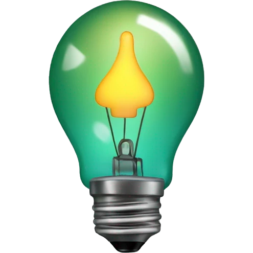 christmas lightbulb emoji