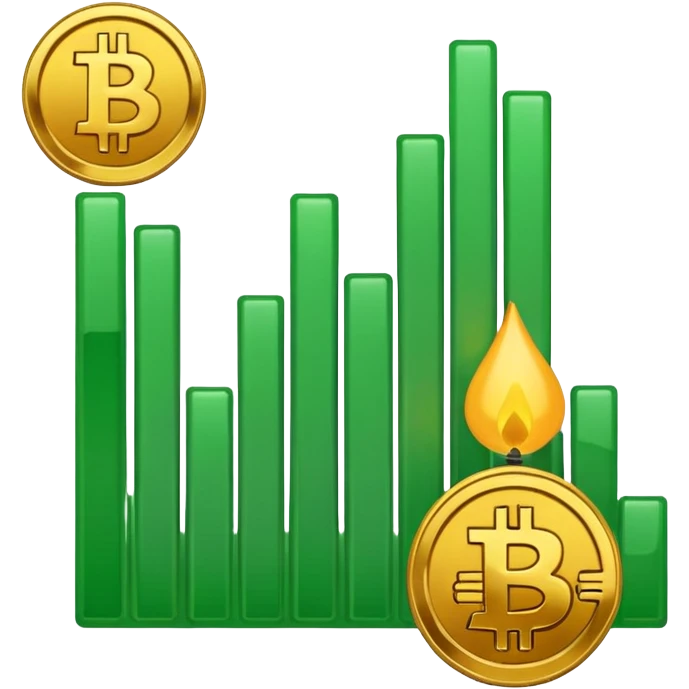 Mach mir einen emoji mit einer trading chart kerze von bitcoin z.b emoji