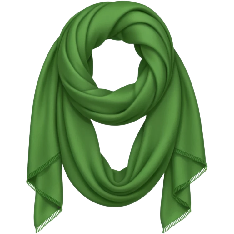 green scarf  emoji