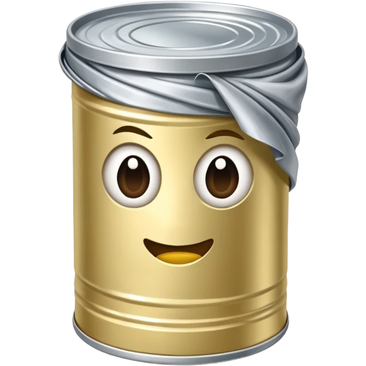 crumpled tin can emoji