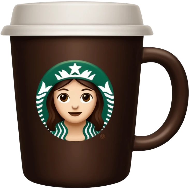 Starbucks coffee emoji