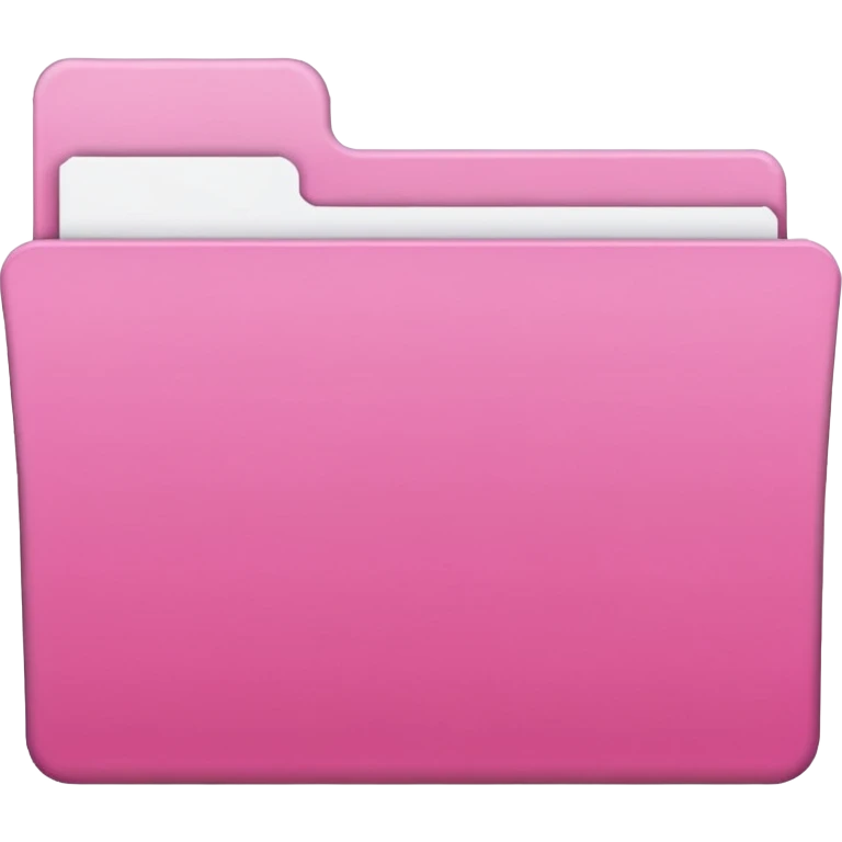 file folder pink without a face emoji