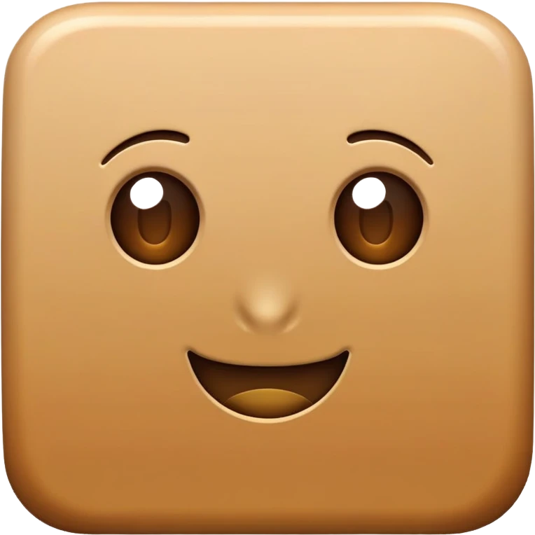 Brown square emoji