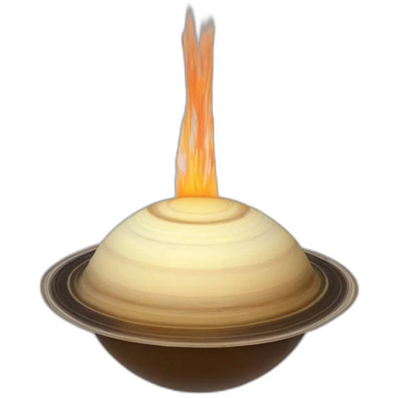 Saturn choca con elnsol emoji