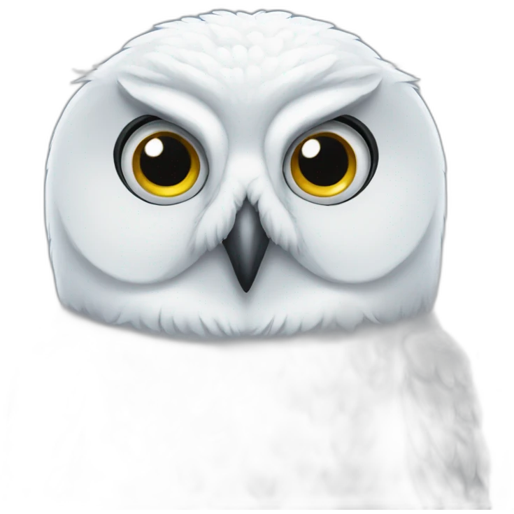Snow owl emoji