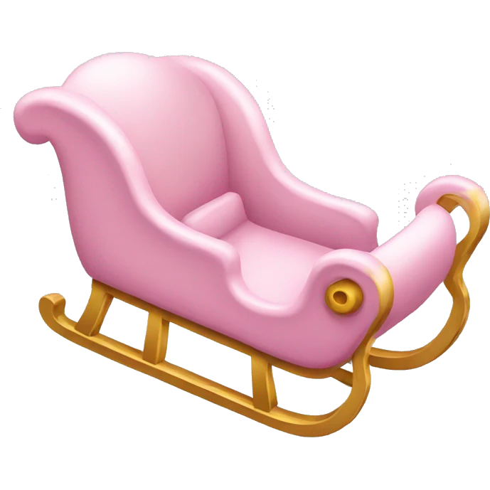 light pink sleigh emoji