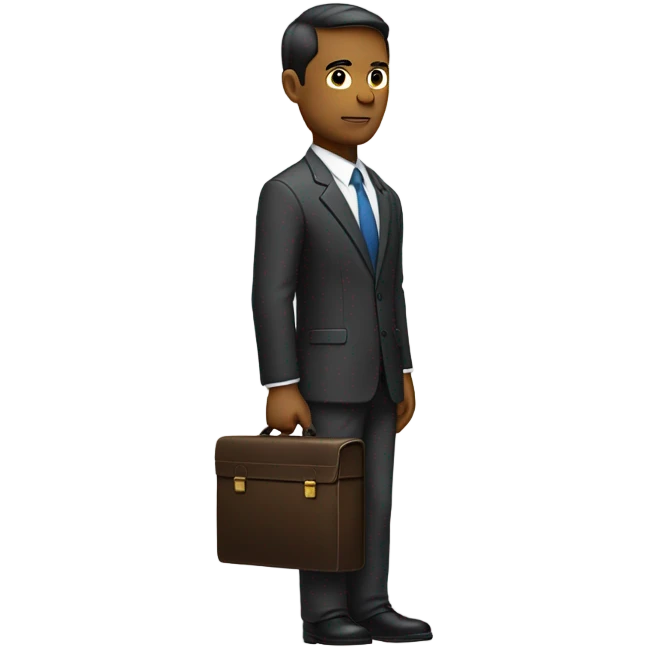 Businessman sideview emoji