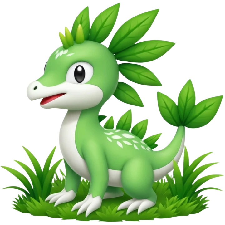  Fey Toony Sprigatito-Grovyle-Shaymin-fusion-hybrid emoji