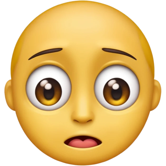 cartoon sticker of a colorful and cheerful upset and frustrated emoji, no text, suitable for WhatsApp and Instagram emoji
