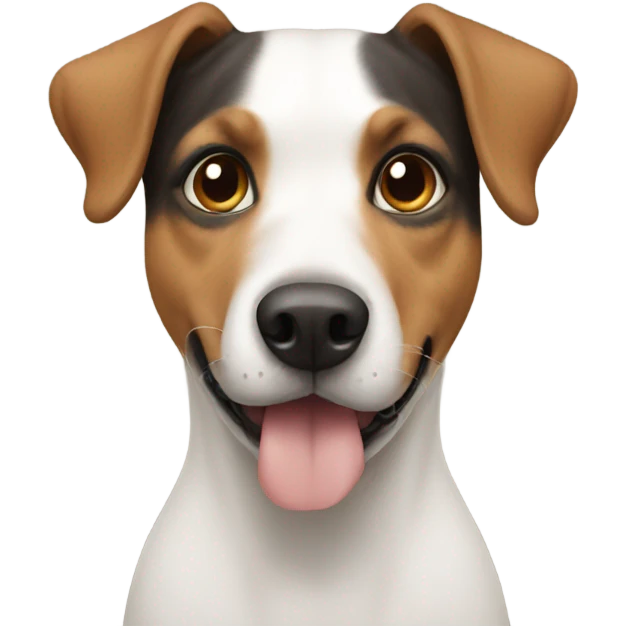 Dog with human emoji