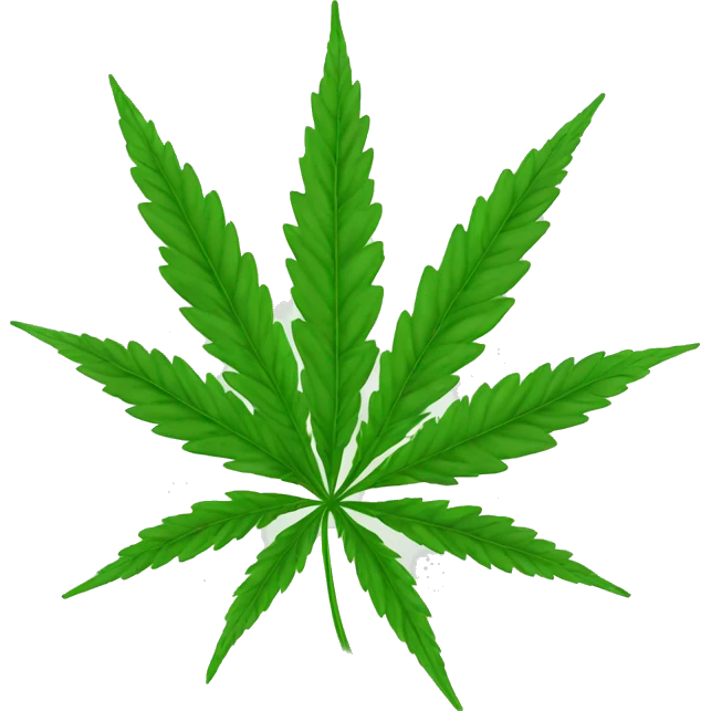 Marijuana hoja emoji