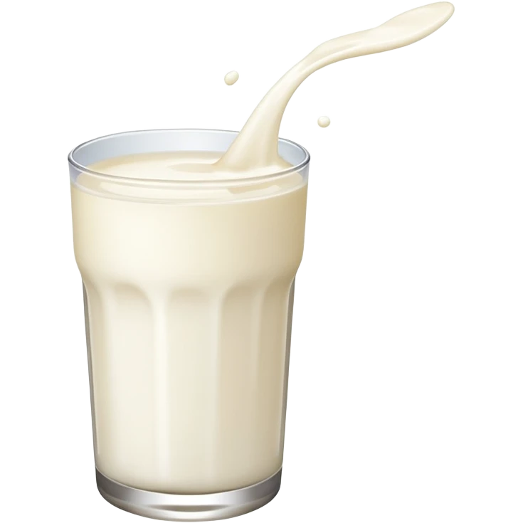A squirt of milk flying in the air  emoji