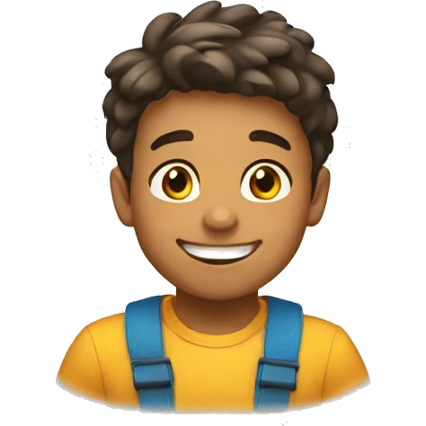 Niño feliz emoji