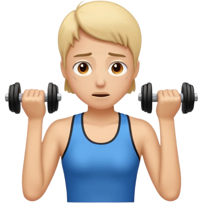 strenuous exercise unsuitable emoji