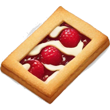 Linzer tart cookie emoji