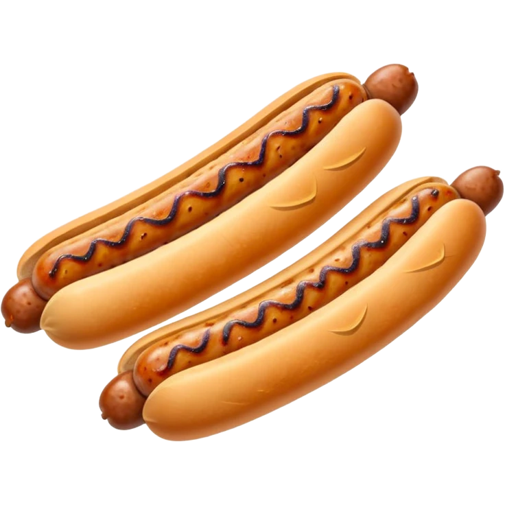 short romanian sausages with mustard emoji