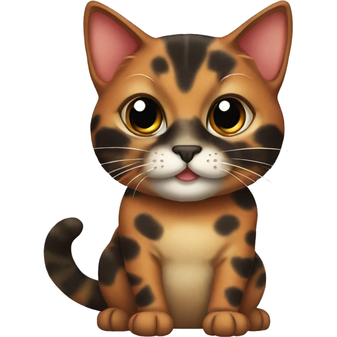 Tortoiseshell cat emoji