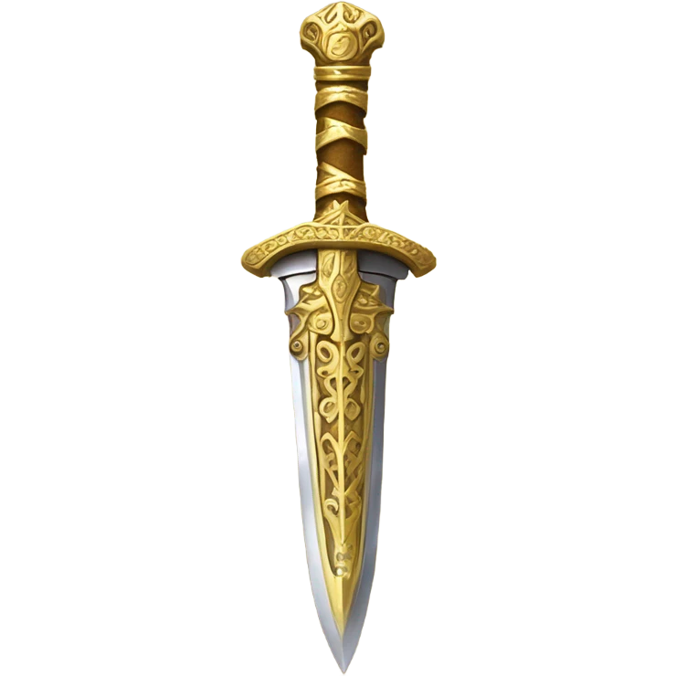 Gold sword emoji