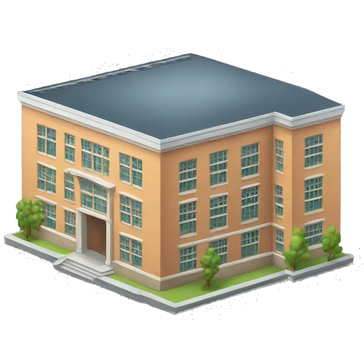school building emoji