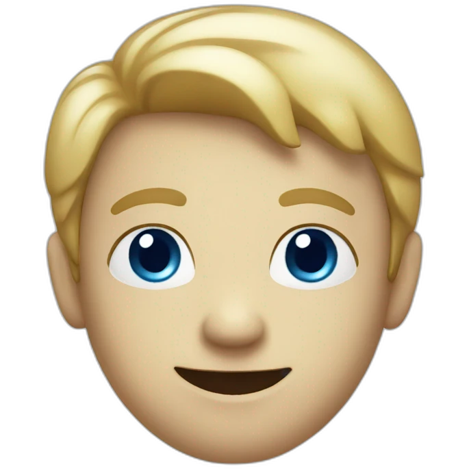 blue smiley emoji
