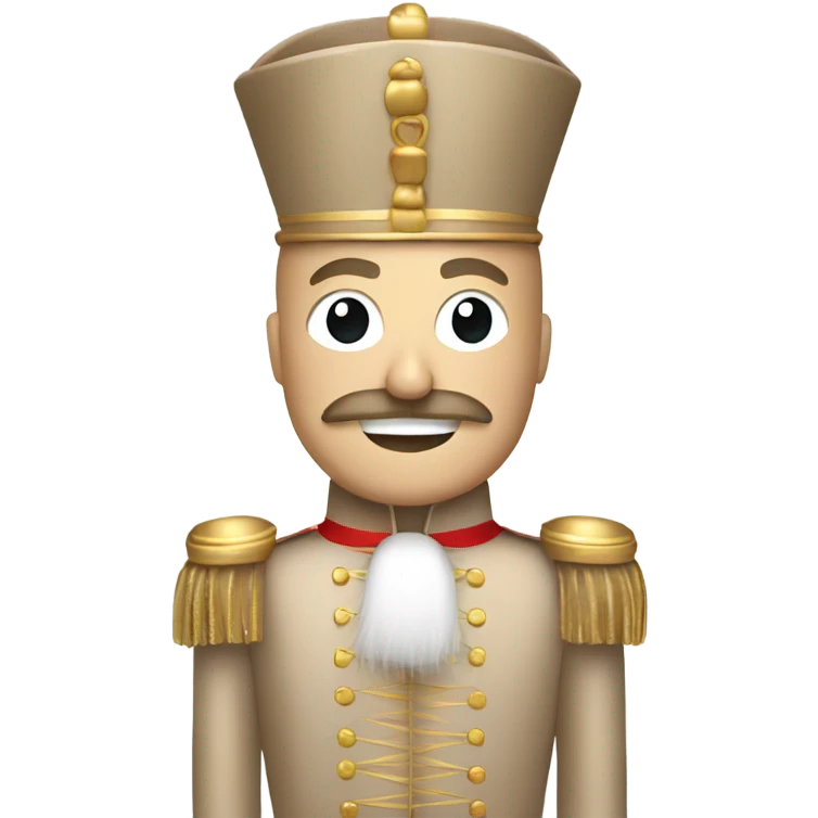 Beige nutcracker  emoji