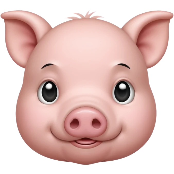 gray baby pig emoji