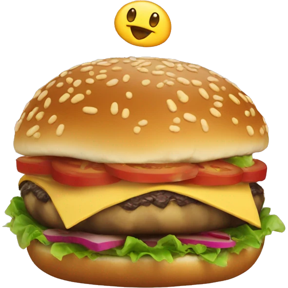 Tortue hamburger  emoji