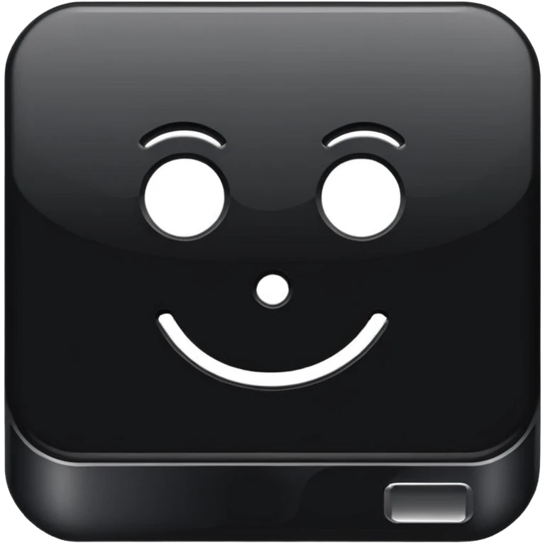 search bar in black emoji