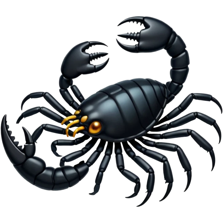 Black coloured scorpio emoji,so that I could copy and paste on my bio emoji