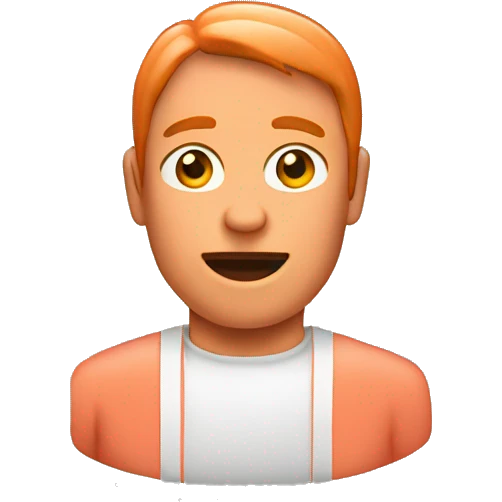 Create an emoji that looks like a solid circle  but with a salmon color instead of red. emoji