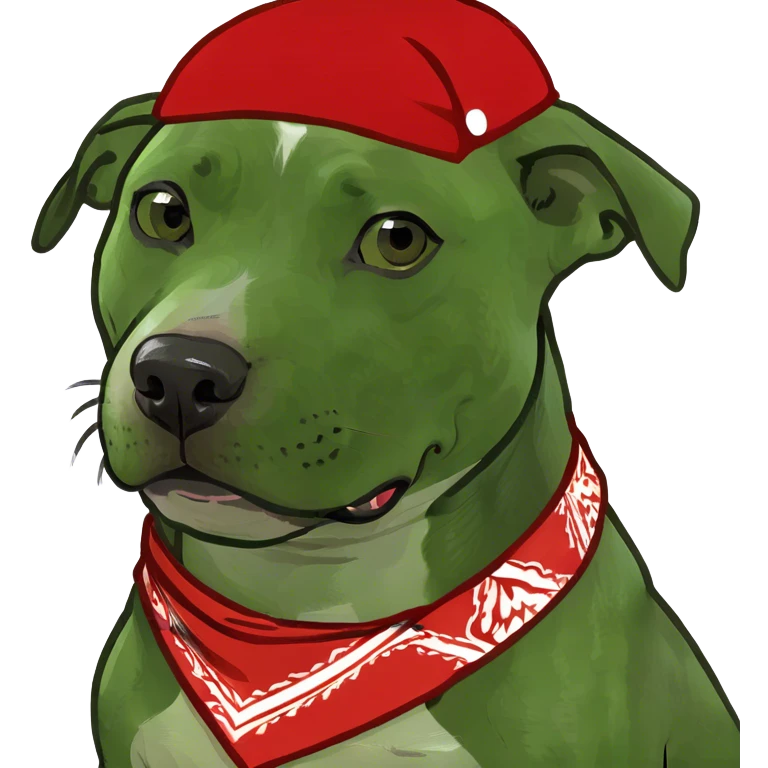 black and white pitbull emoji