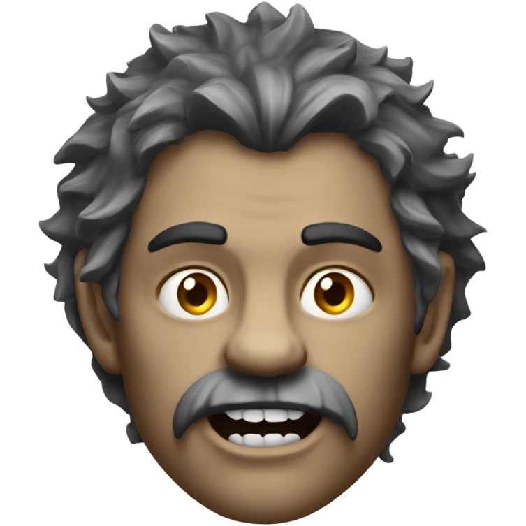 Werewolf split like a Janus coin emoji