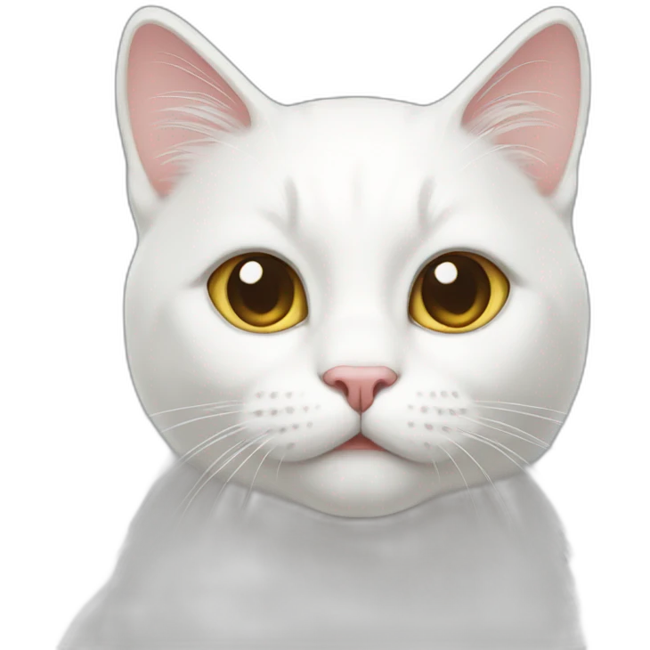 white cat emoji