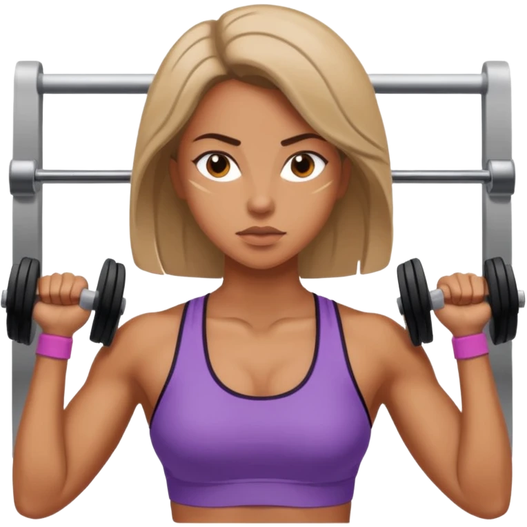 woman gym emoji